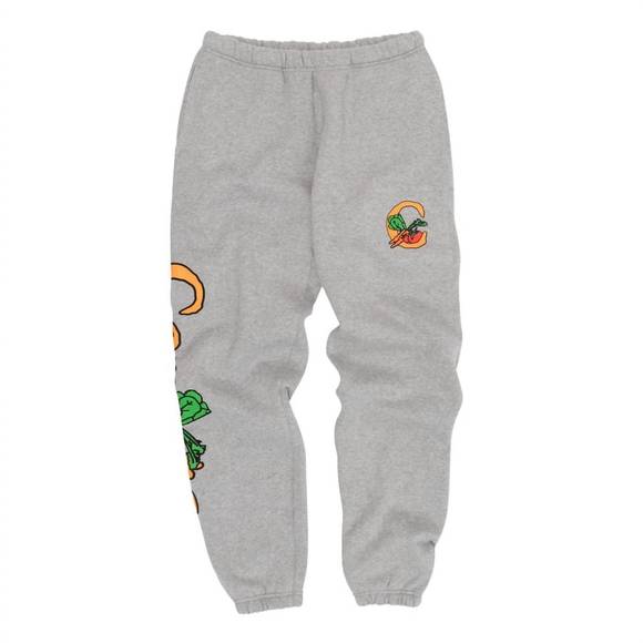 NEW CARROTS men's carrots wordmark sweatpants in heather grey